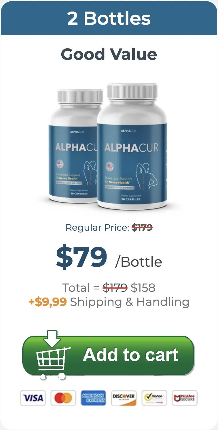 AlphaCur single bottle order option